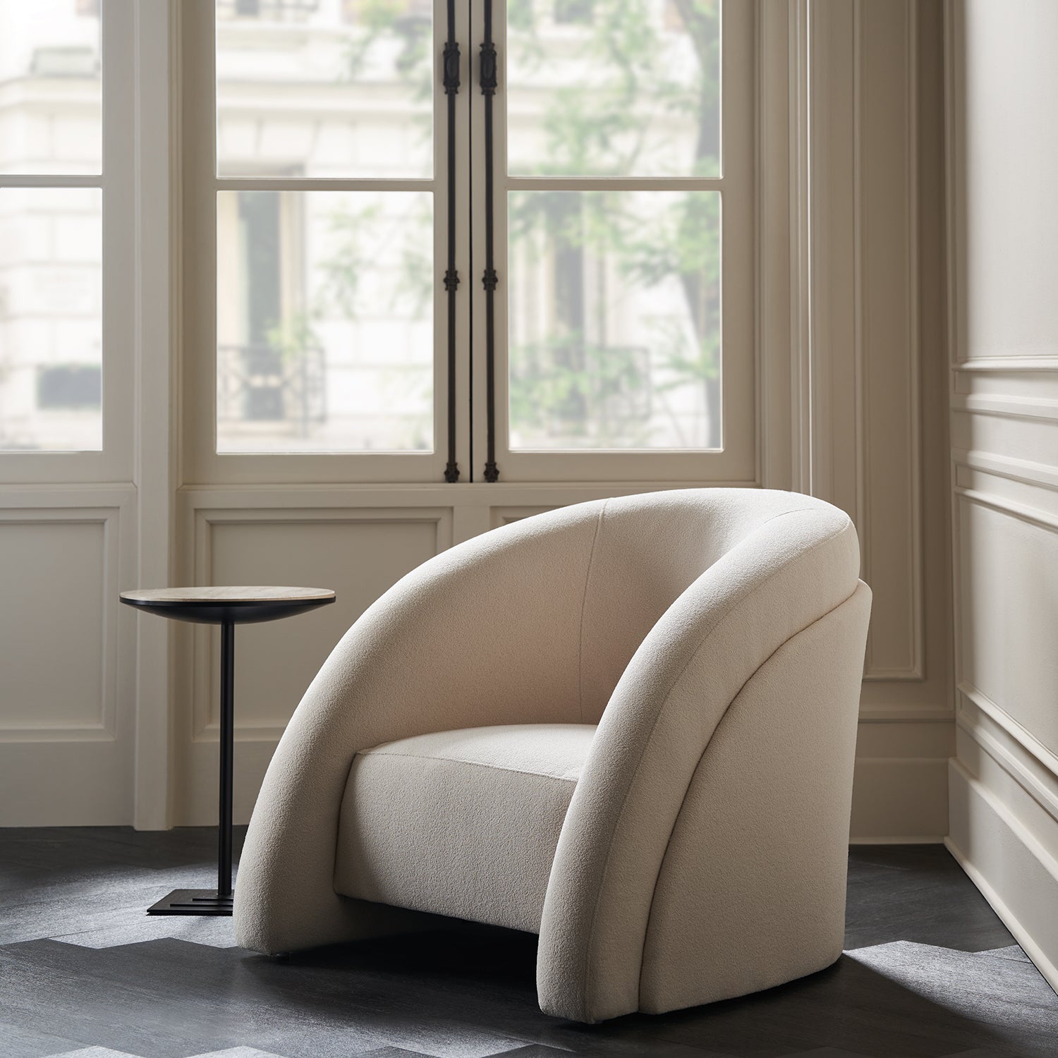 Caracole Movement Alabaster Chair