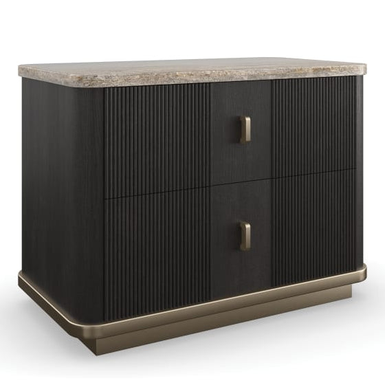 Caracole Rhythm Stone Nightstand