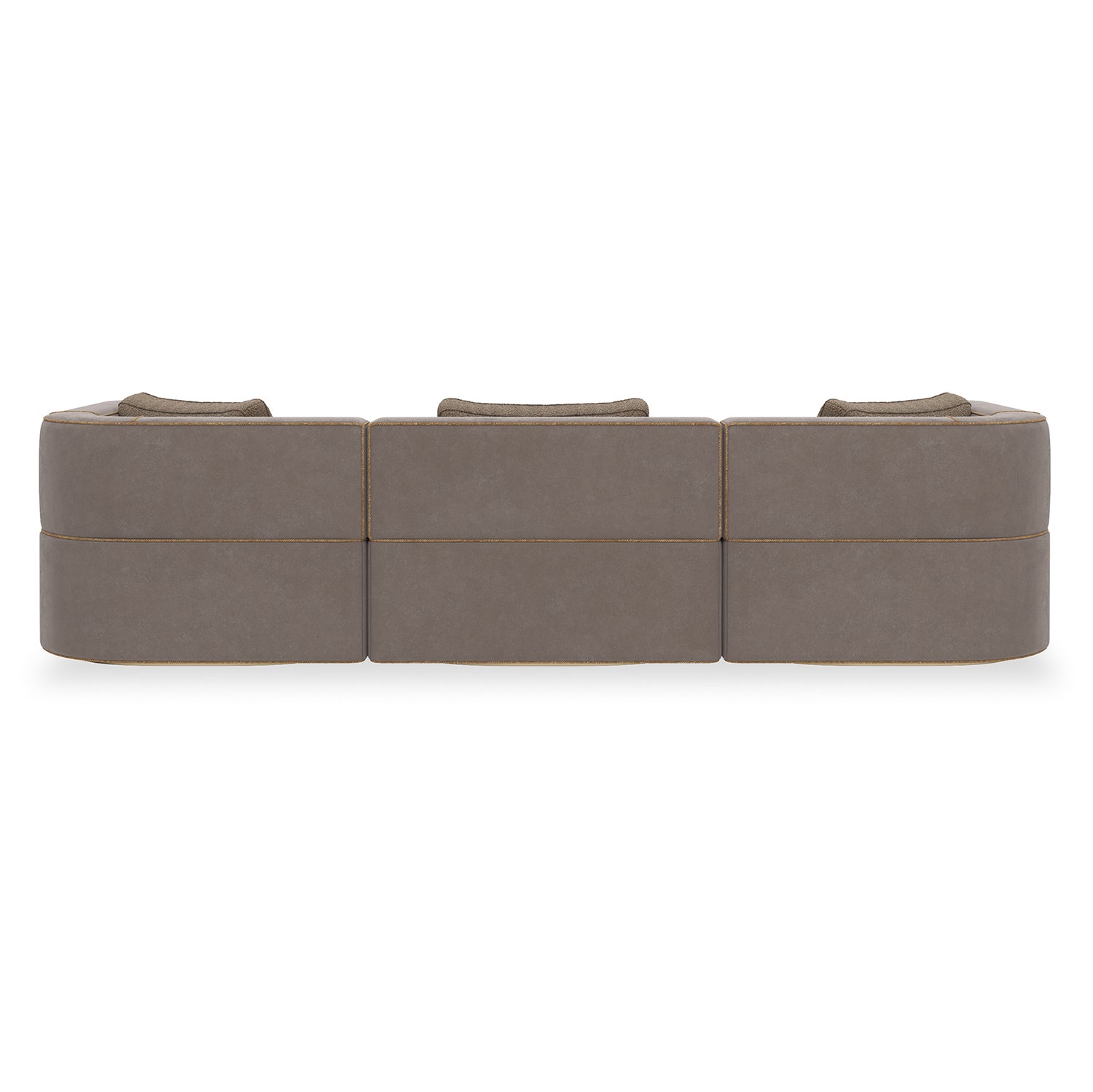 Caracole Marbella Taupe 3 Piece Sectional Sofa
