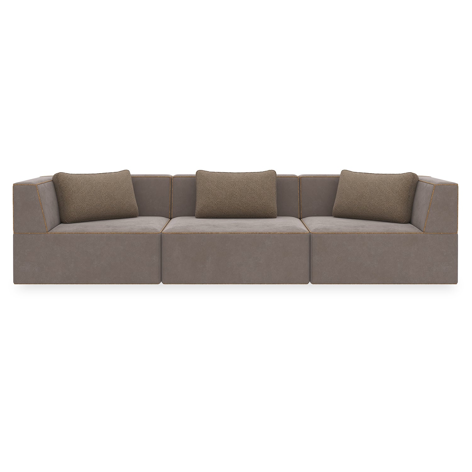 Caracole Marbella Taupe 3 Piece Sectional Sofa