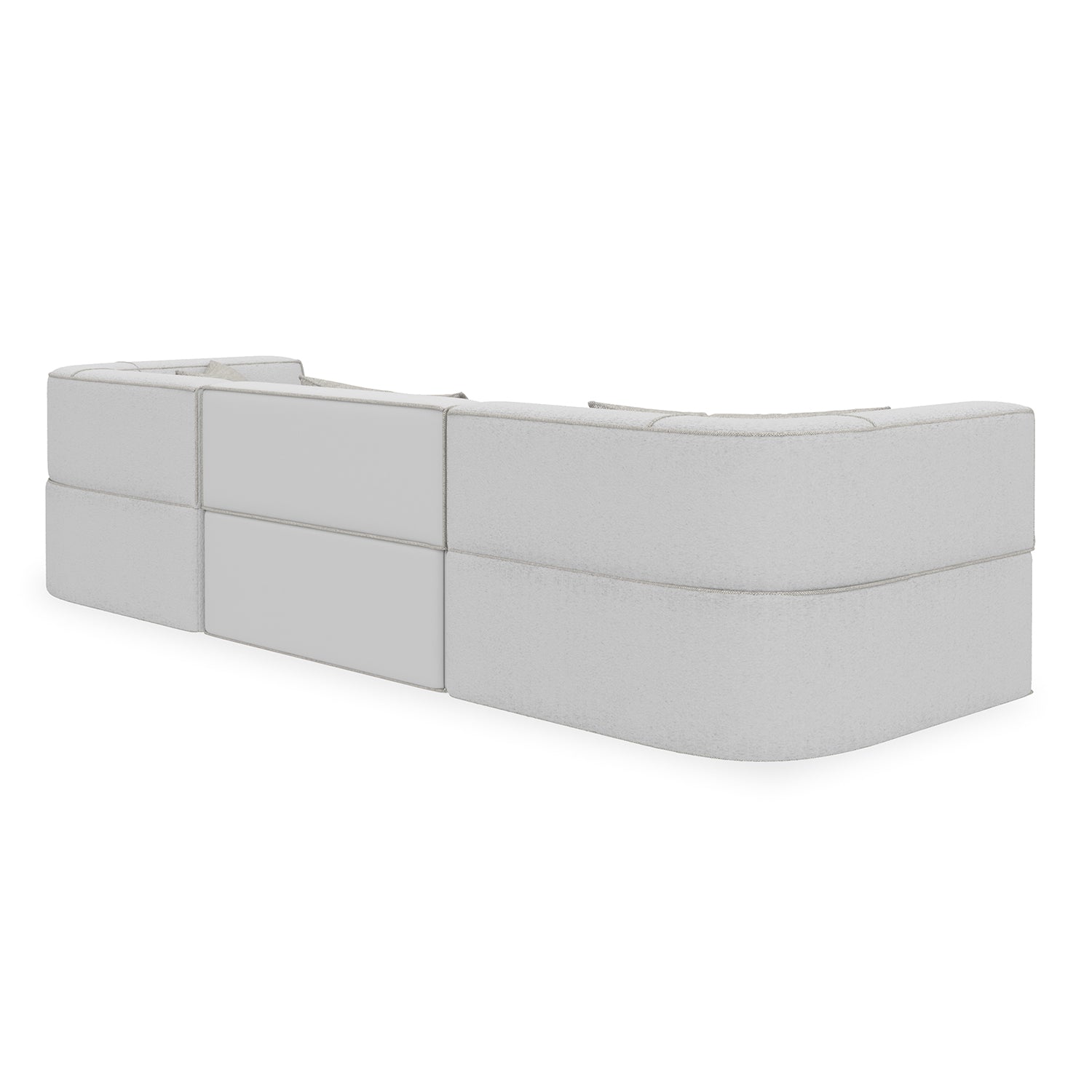 Caracole Marbella Ivory 3 Piece Sectional Sofa