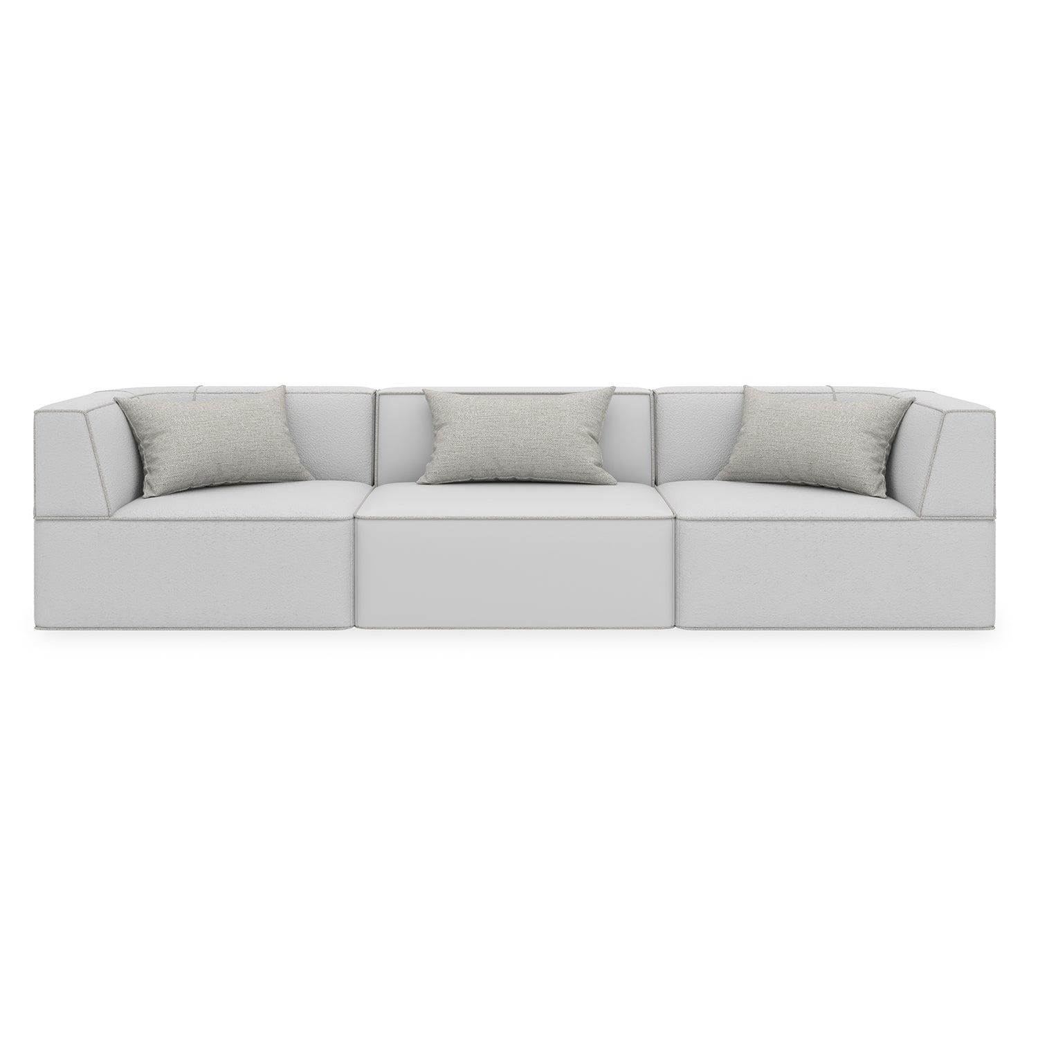 Caracole Marbella Ivory 3 Piece Sectional Sofa