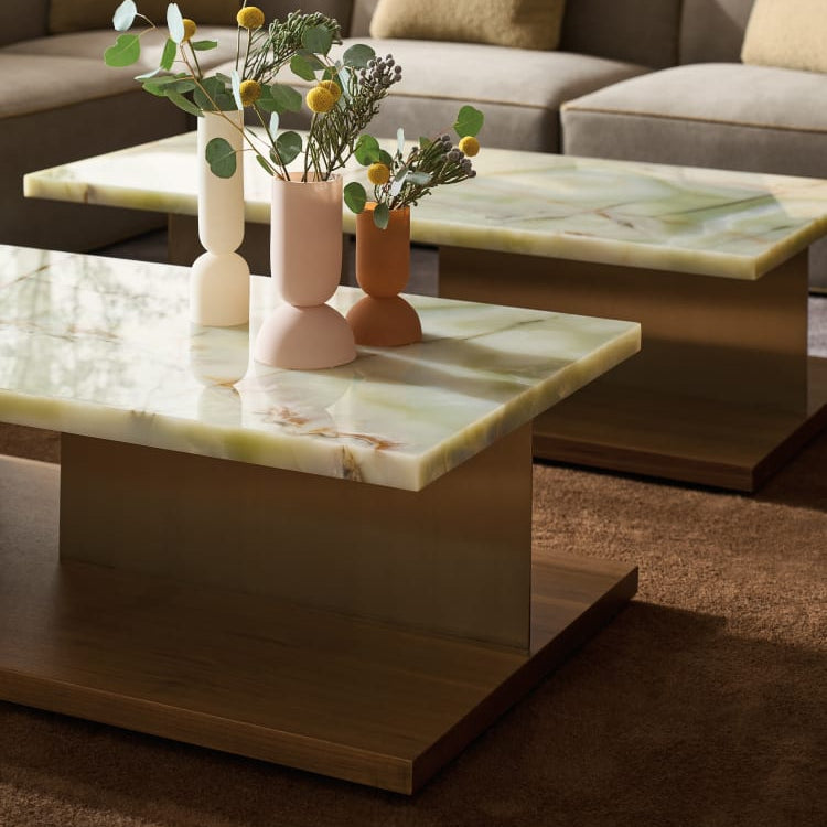 Caracole Cape Verde Walnut Cocktail Table