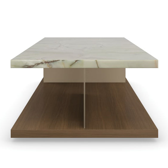 Caracole Cape Verde Walnut Cocktail Table