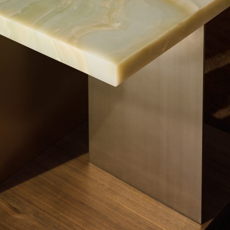 Caracole Cape Verde Walnut End Table