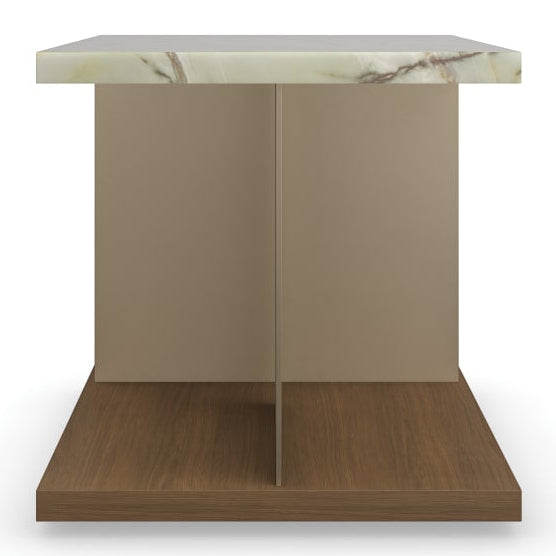 Caracole Cape Verde Walnut End Table