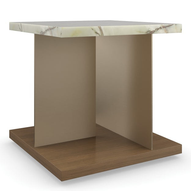 Caracole Cape Verde Walnut End Table