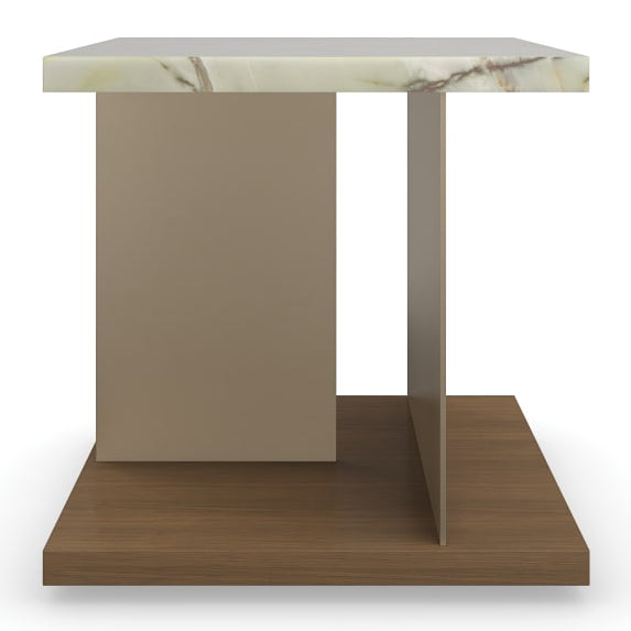 Caracole Cape Verde Walnut End Table