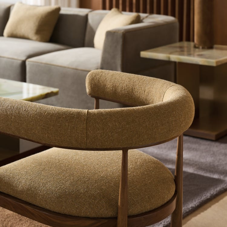Caracole Cape Verde Walnut End Table