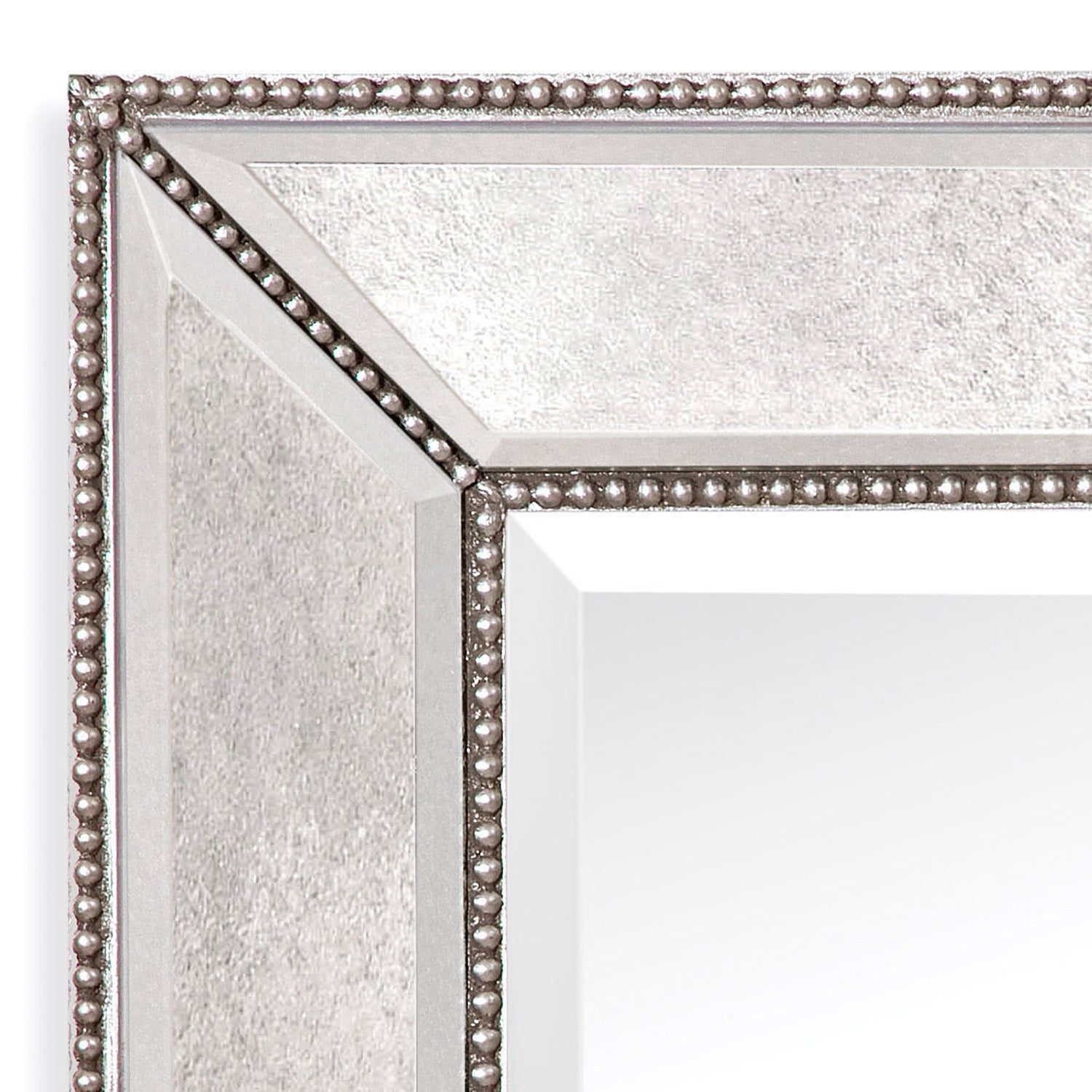 Bassett Mirror Beaded Square Wall Mirror