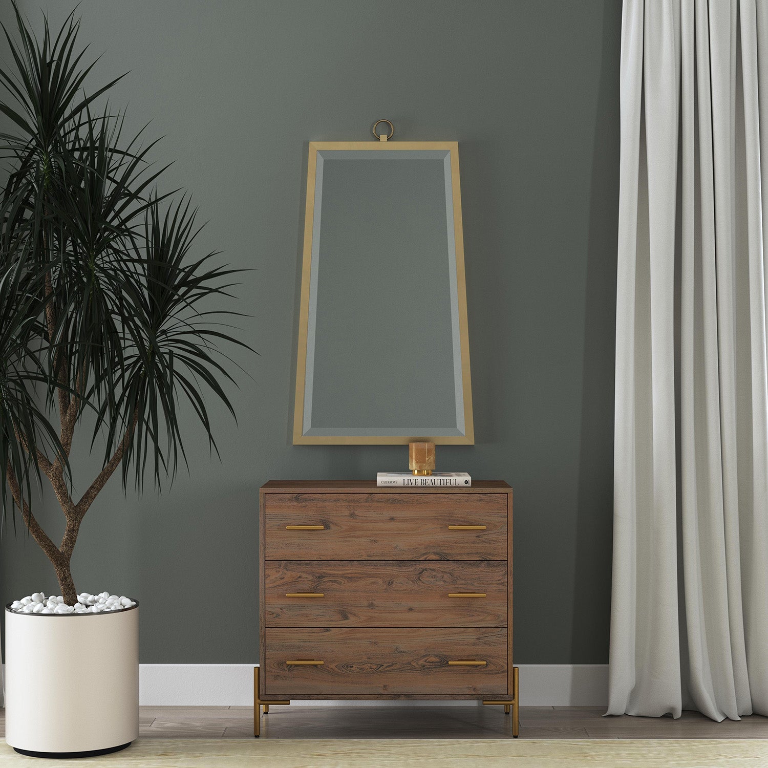 Bassett Mirror Floris Wall Mirror
