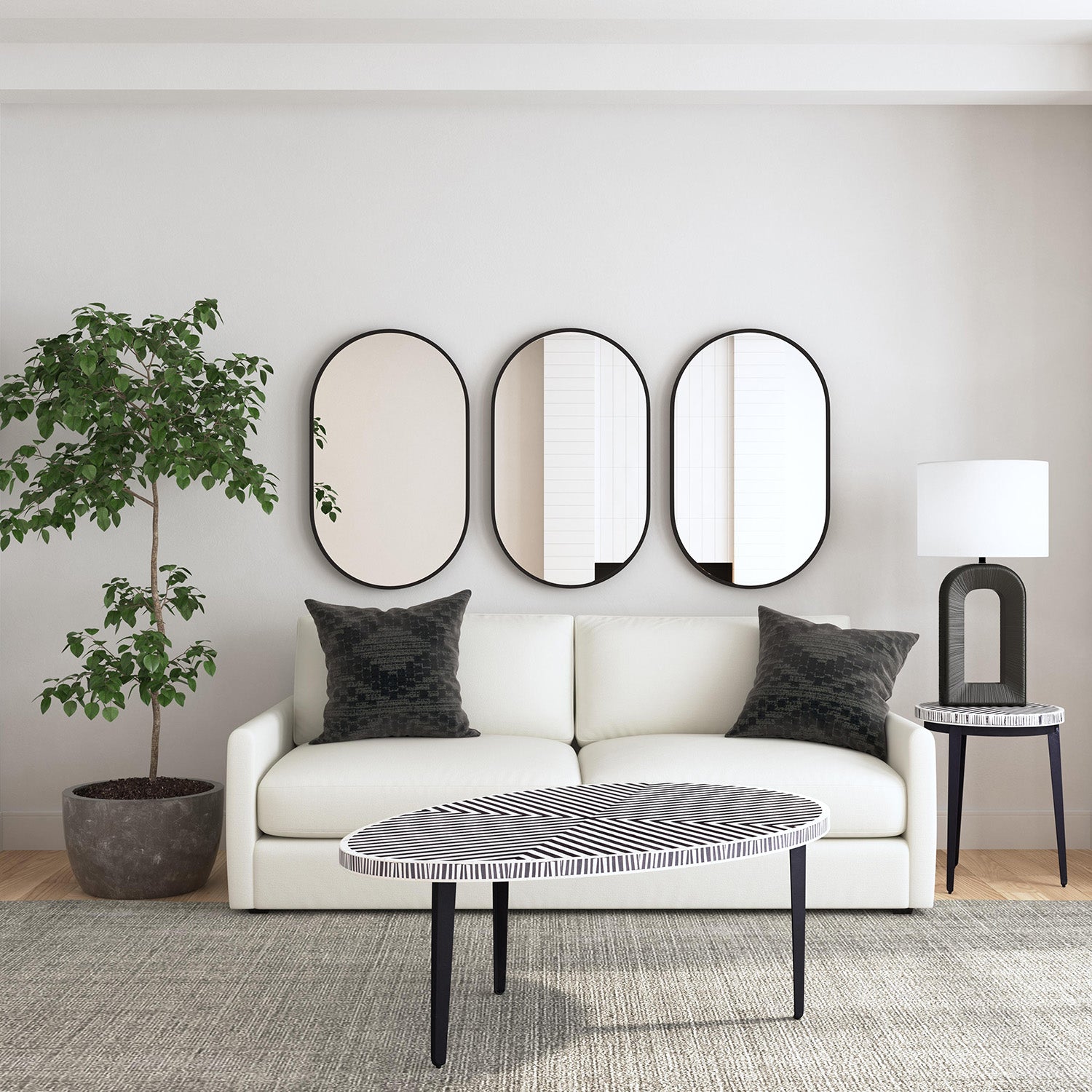 Bassett Mirror Oval Wall Mirror