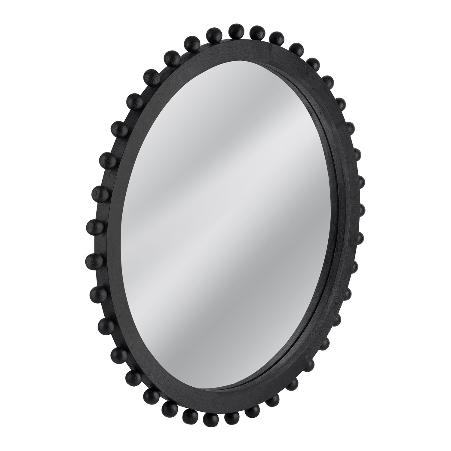 Bassett Mirror Round Renn Black Wall Mirror