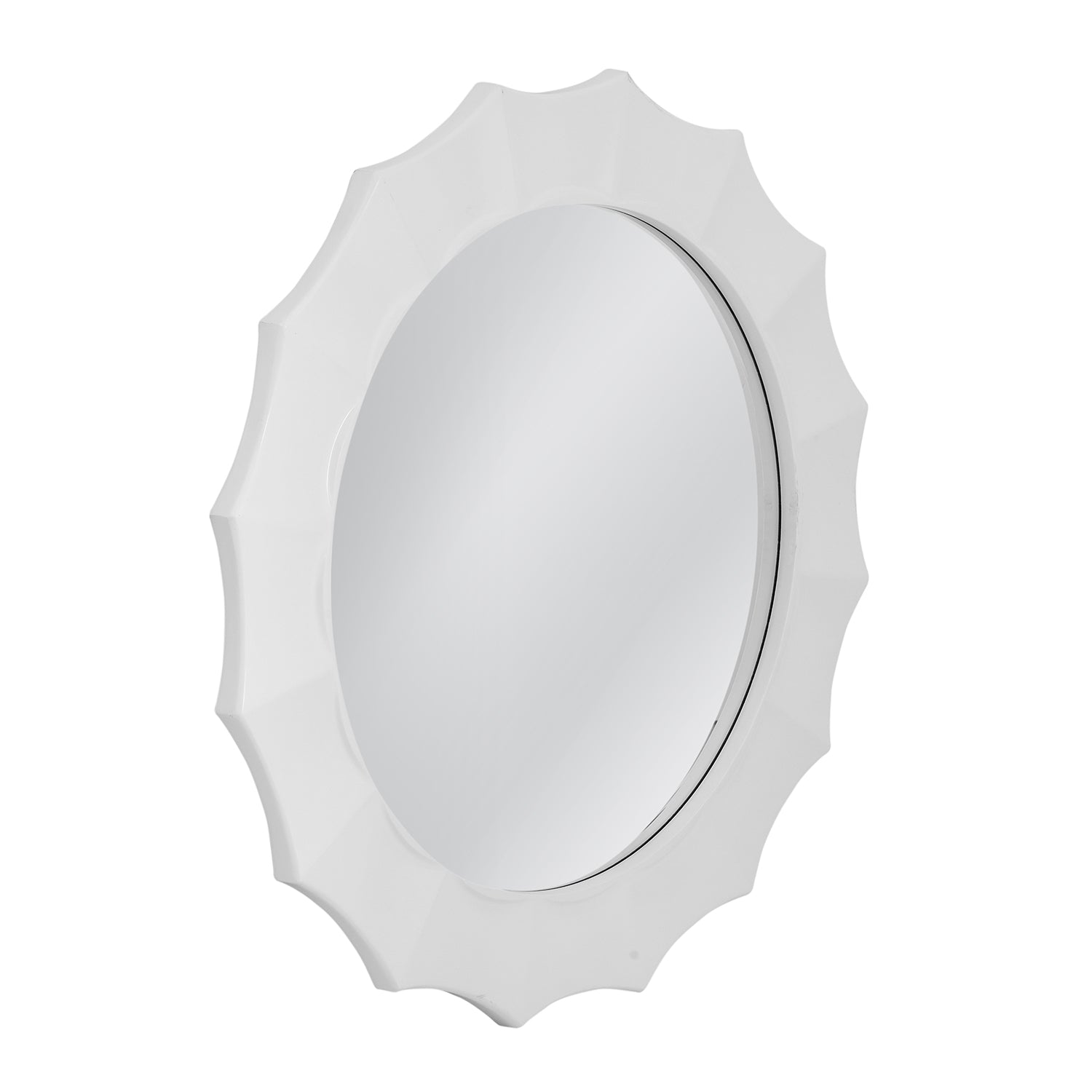 Bassett Mirror White Altair Wall Mirror