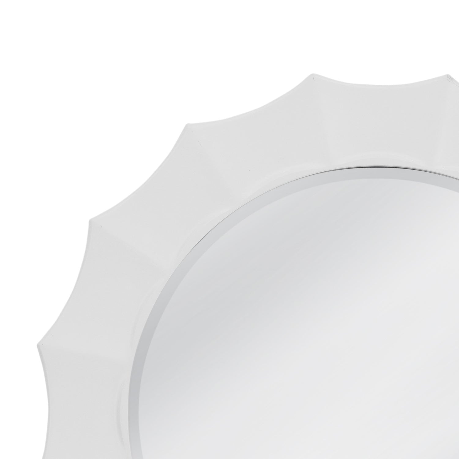 Bassett Mirror White Altair Wall Mirror
