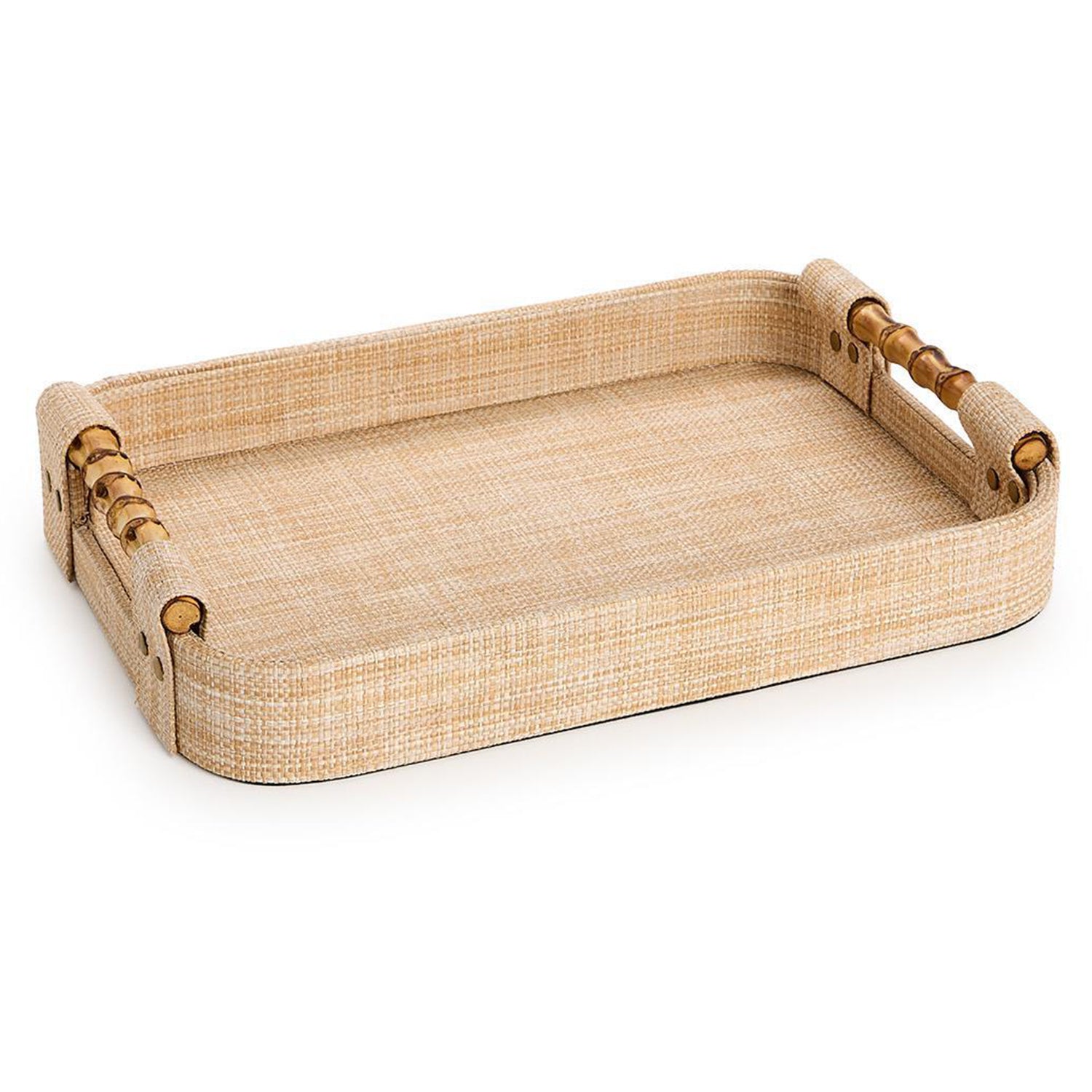 Natural Grass Rectangle Tray Set of 3