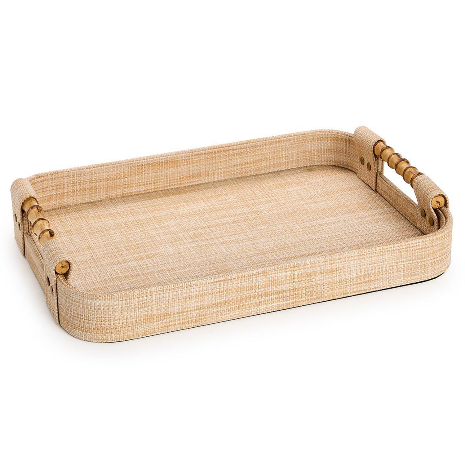 Natural Grass Rectangle Tray Set of 3