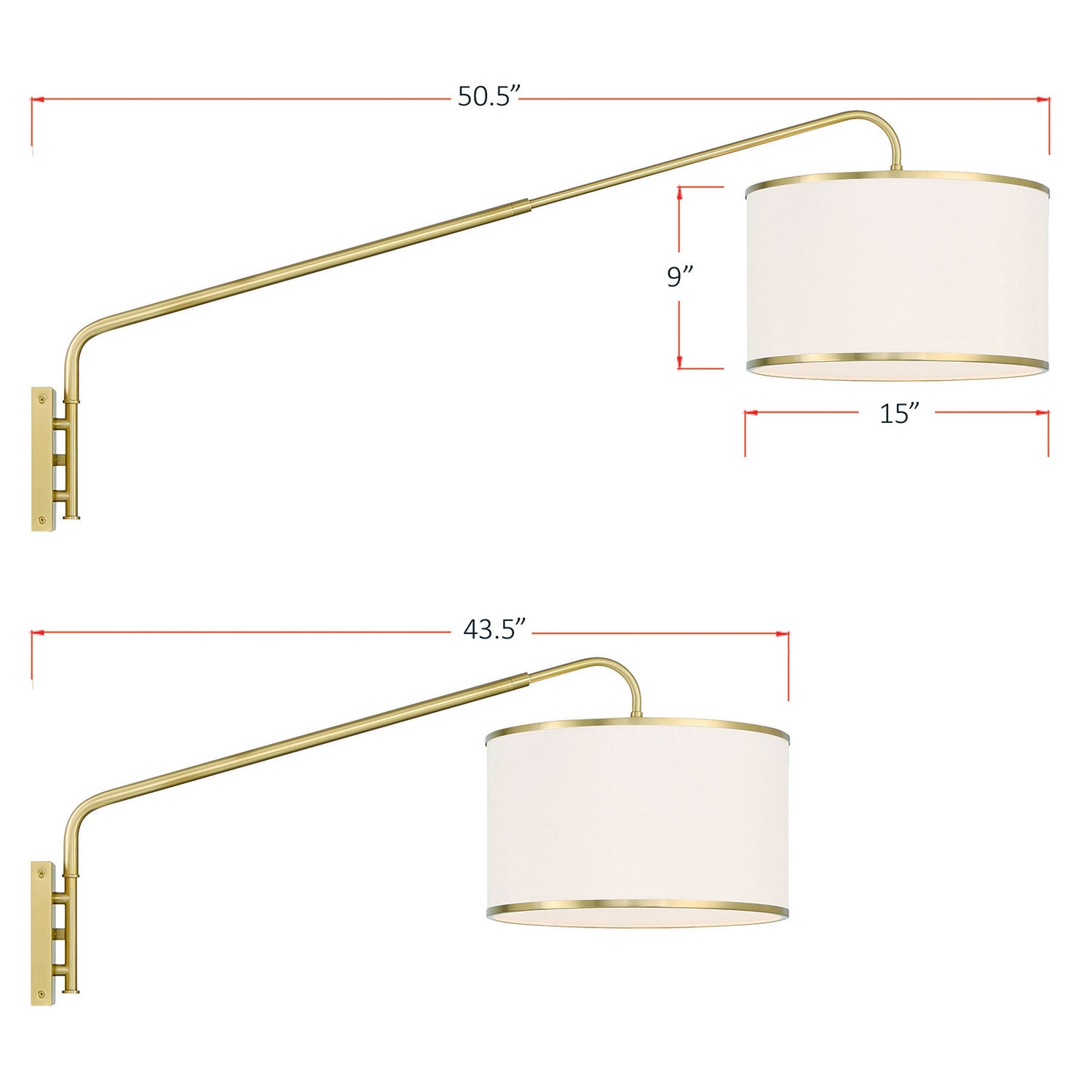 Crystorama Mallory Task Sconce