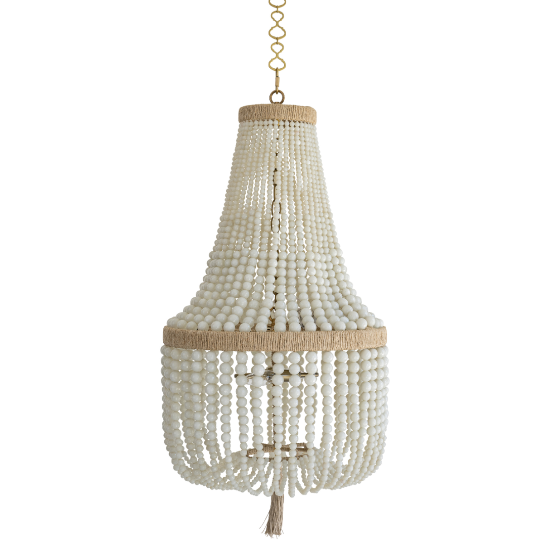 Ro Sham Beaux Malibu Up Oyster Chandelier