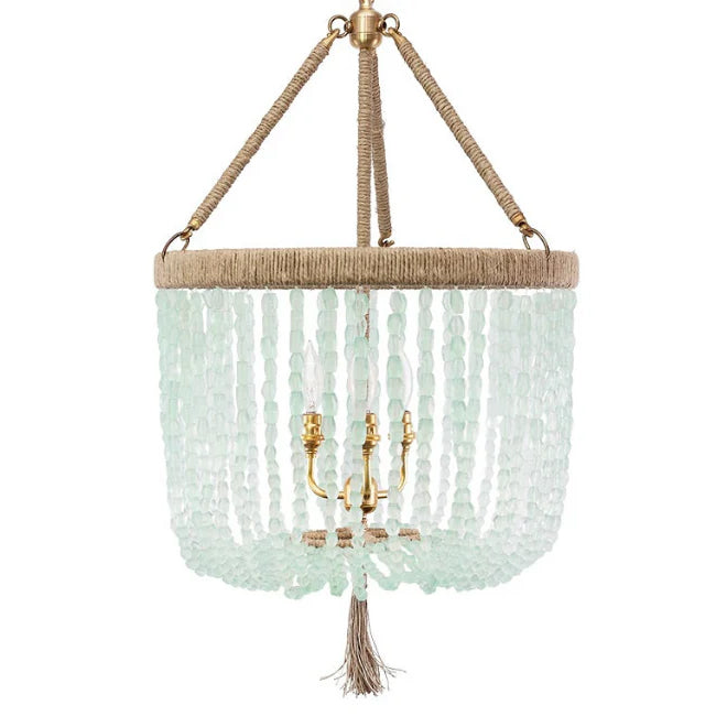 Ro Sham Beaux Malibu 18 Coke Bottle Glass Chandelier