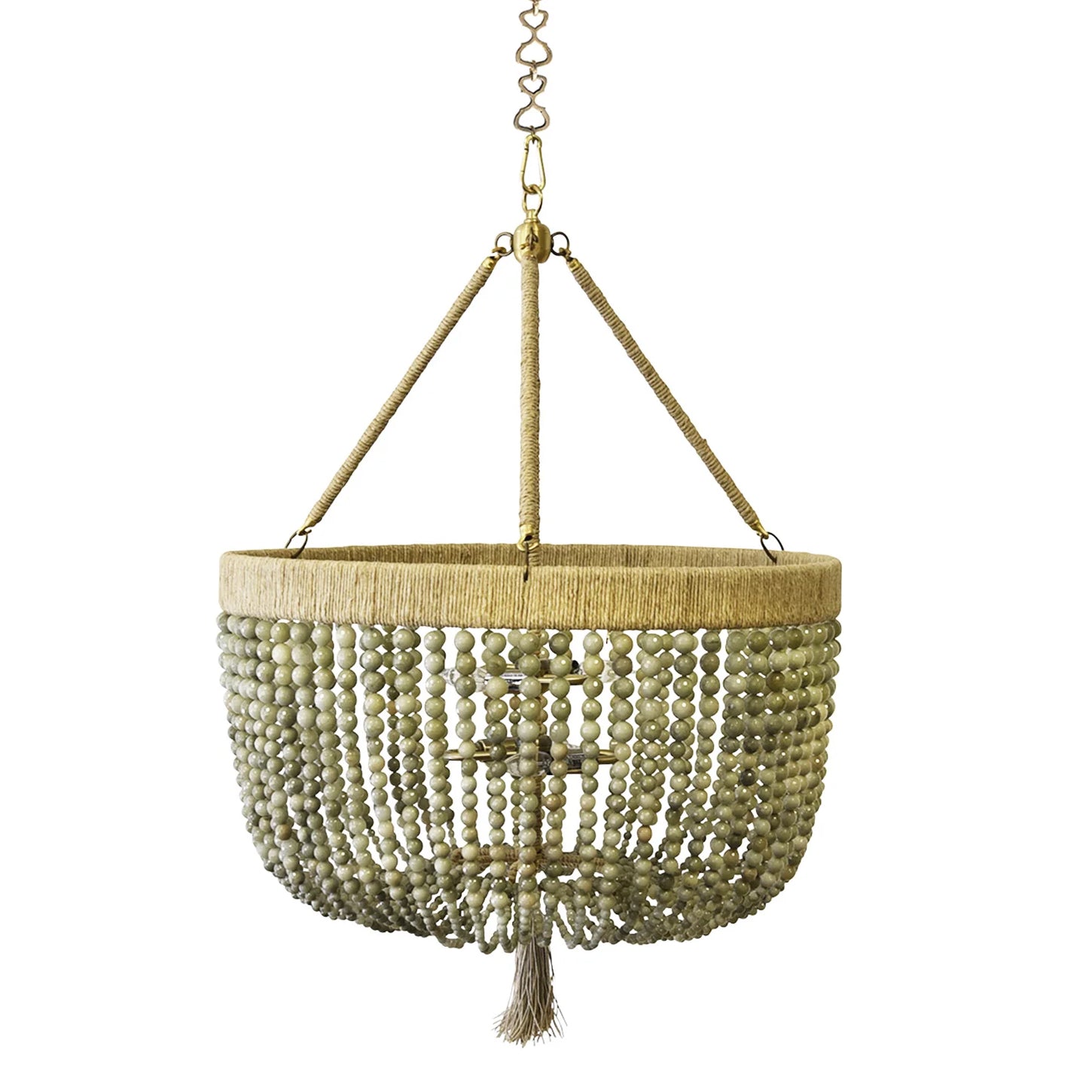 Ro Sham Beaux Malibu 24 Cloud Jade Chandelier