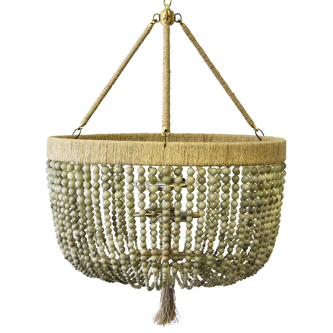 Ro Sham Beaux Malibu 24 Cloud Jade Chandelier