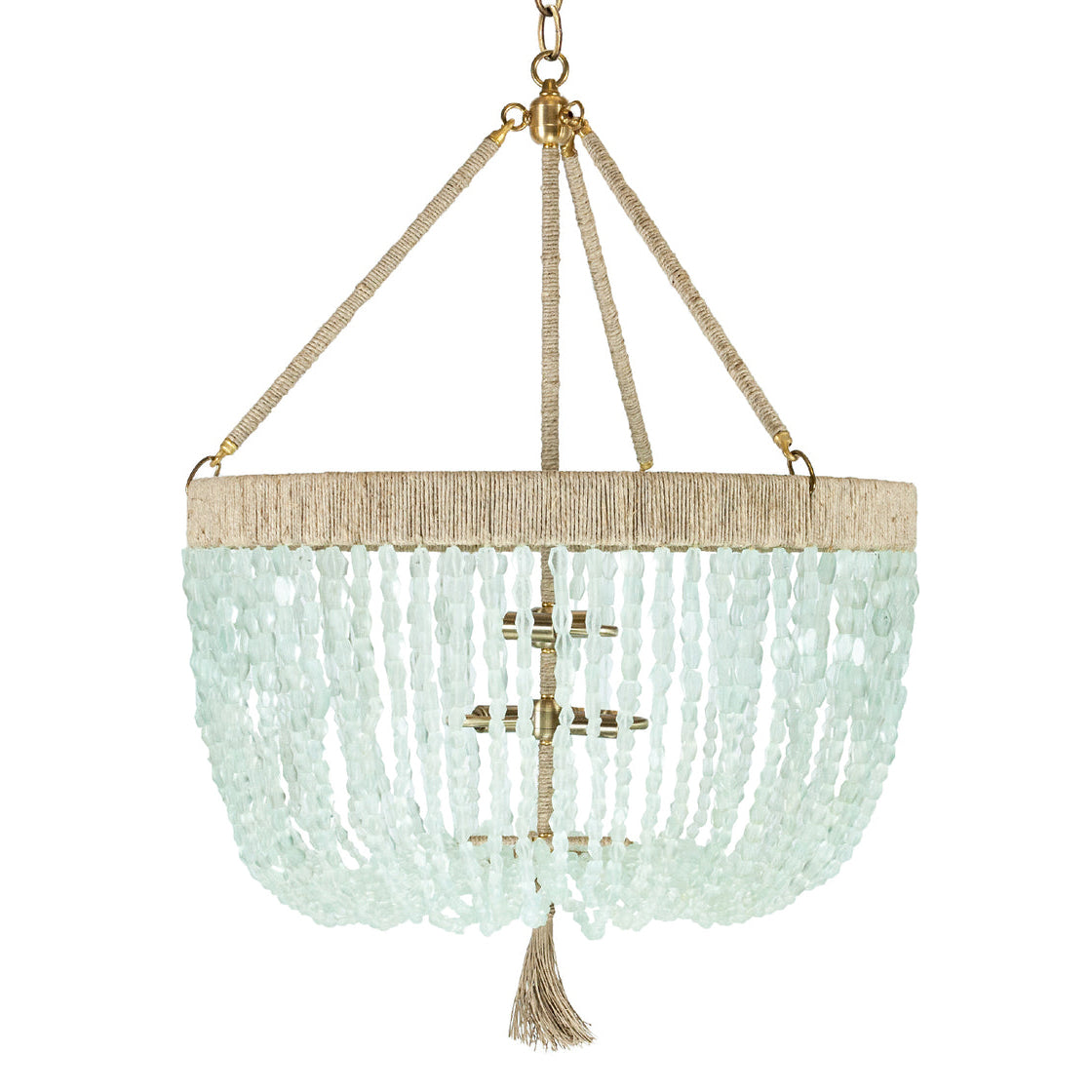 Ro Sham Beaux Malibu 24 Coke Bottle Glass Chandelier