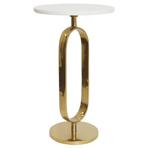 Worlds Away Maura Side Table