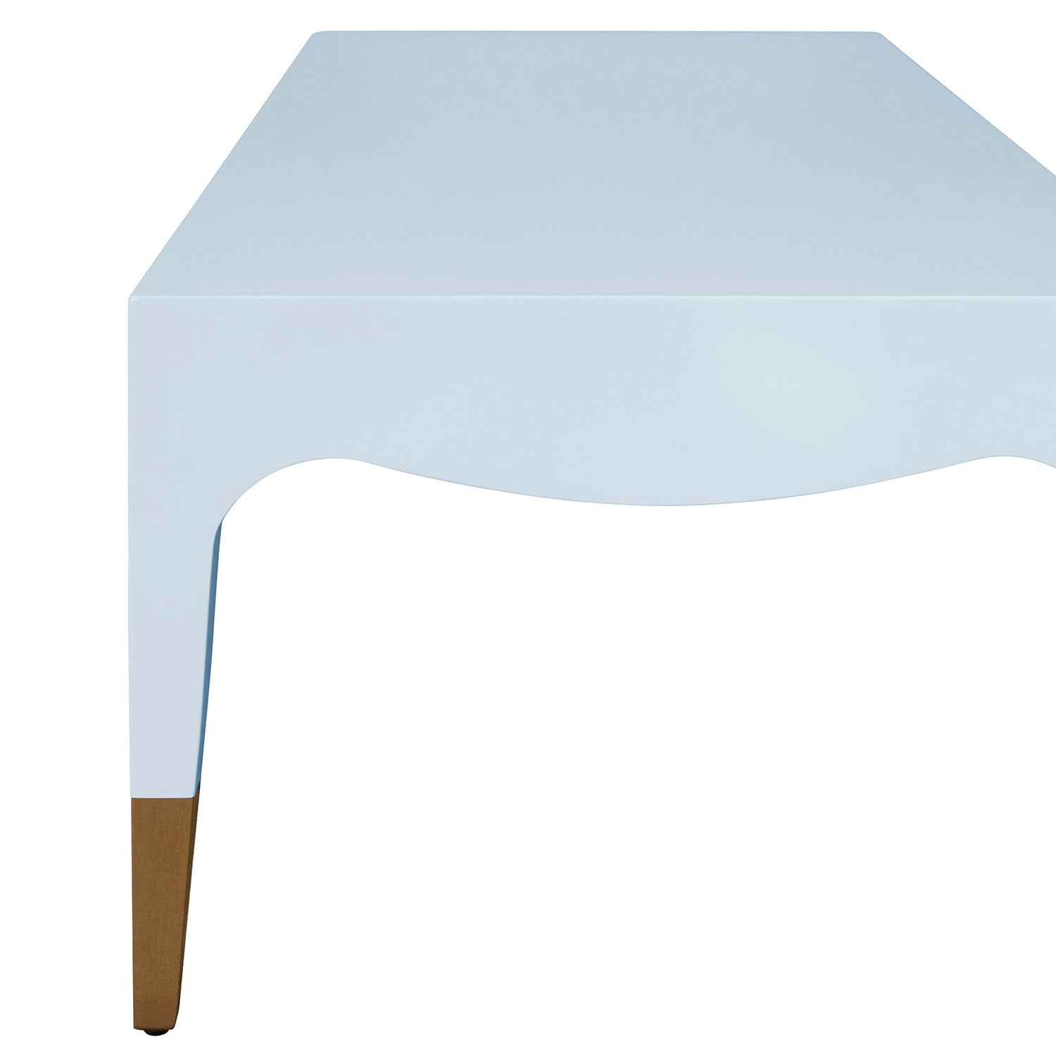 Worlds Away Medina Light Blue Coffee Table