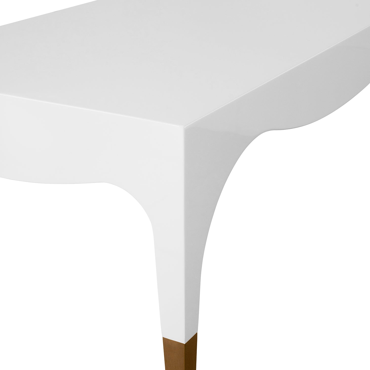 Worlds Away Medina coffee table styled in a living room to show scale