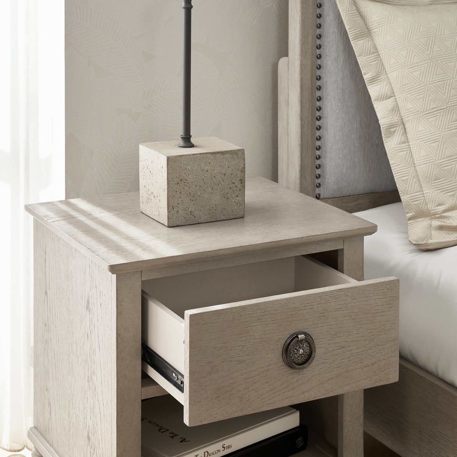 Zest Nailhead Upholstered Bed