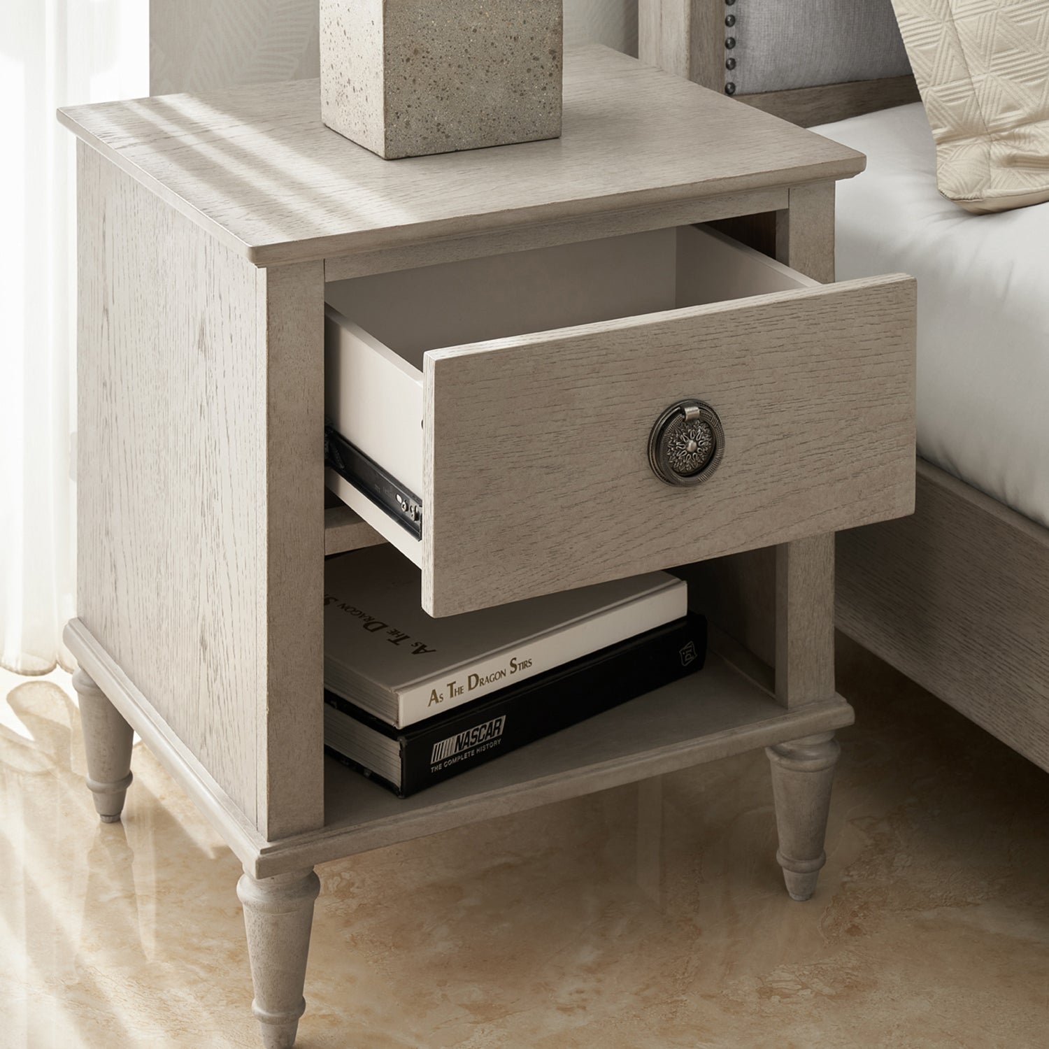 Zest Solid Wood Nightstand Set of 2
