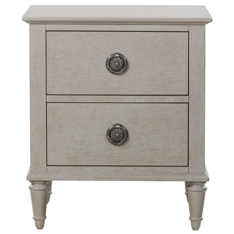 Zest Solid Wood Traditional 2 Drawer Nightstand