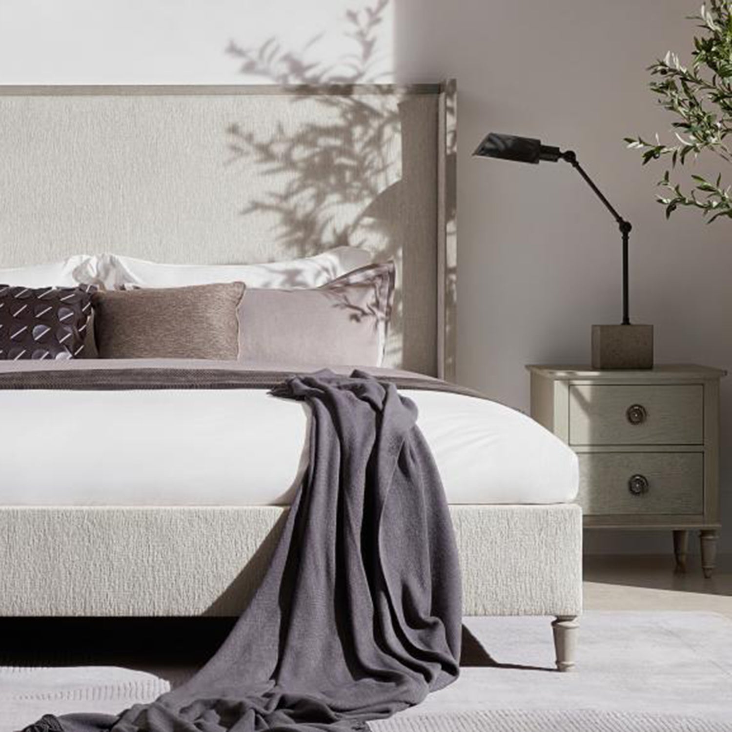 Zest Solid Wood Traditional 2 Drawer Nightstand Set of 2