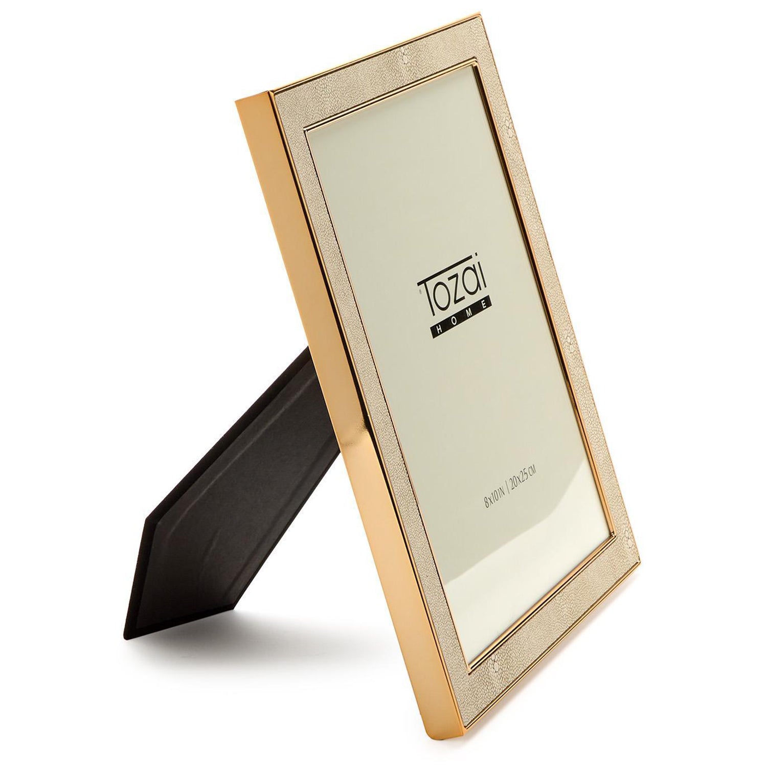 Astor Cream Shagreen 8in x 10in Photo Frame