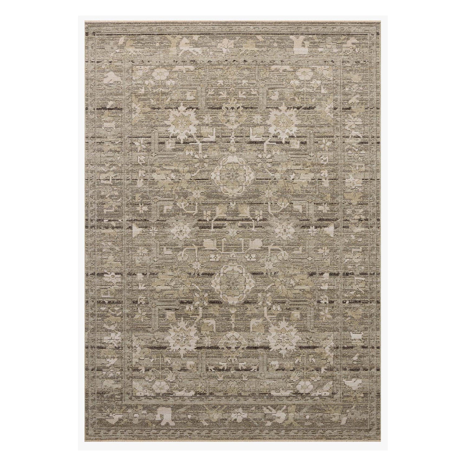 Loloi Milena Sage/Ivory Power Loomed Rug