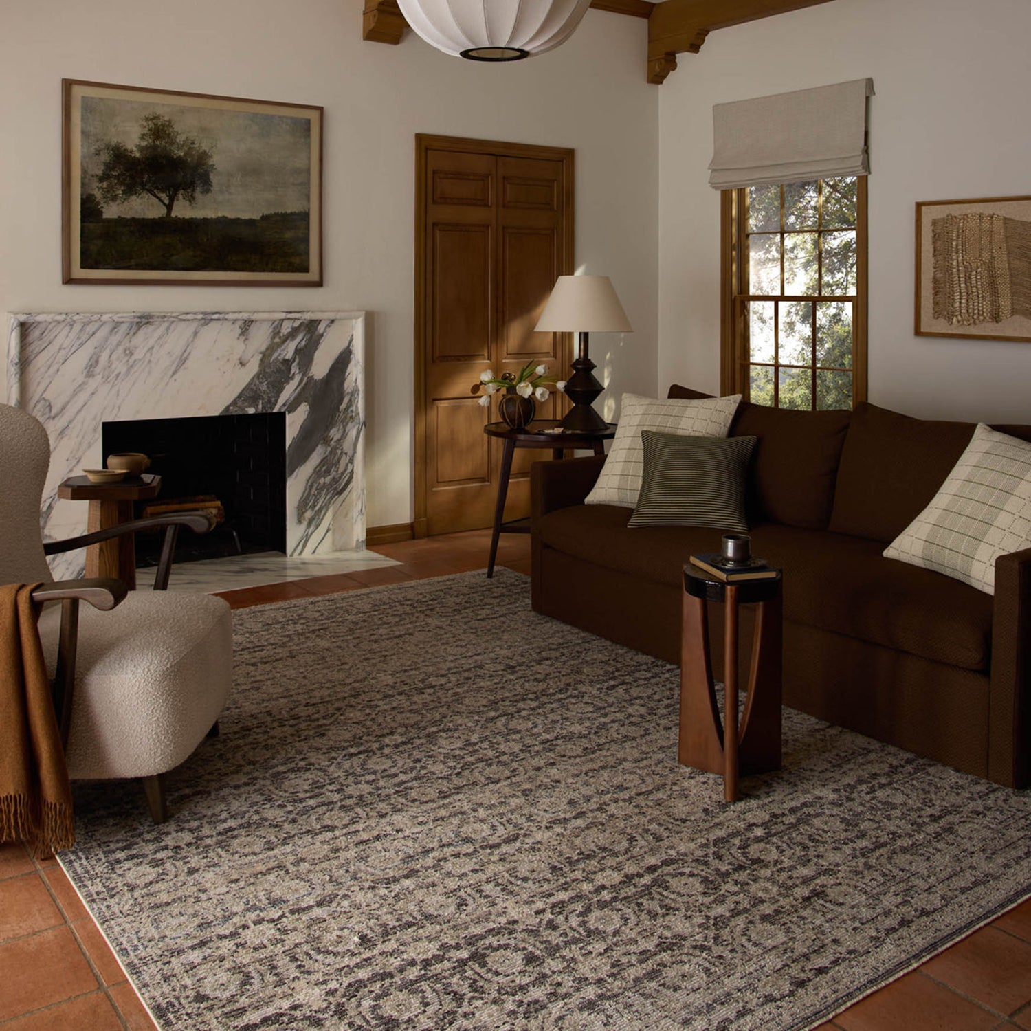 Loloi Milena Linen/Midnight Power Loomed Rug