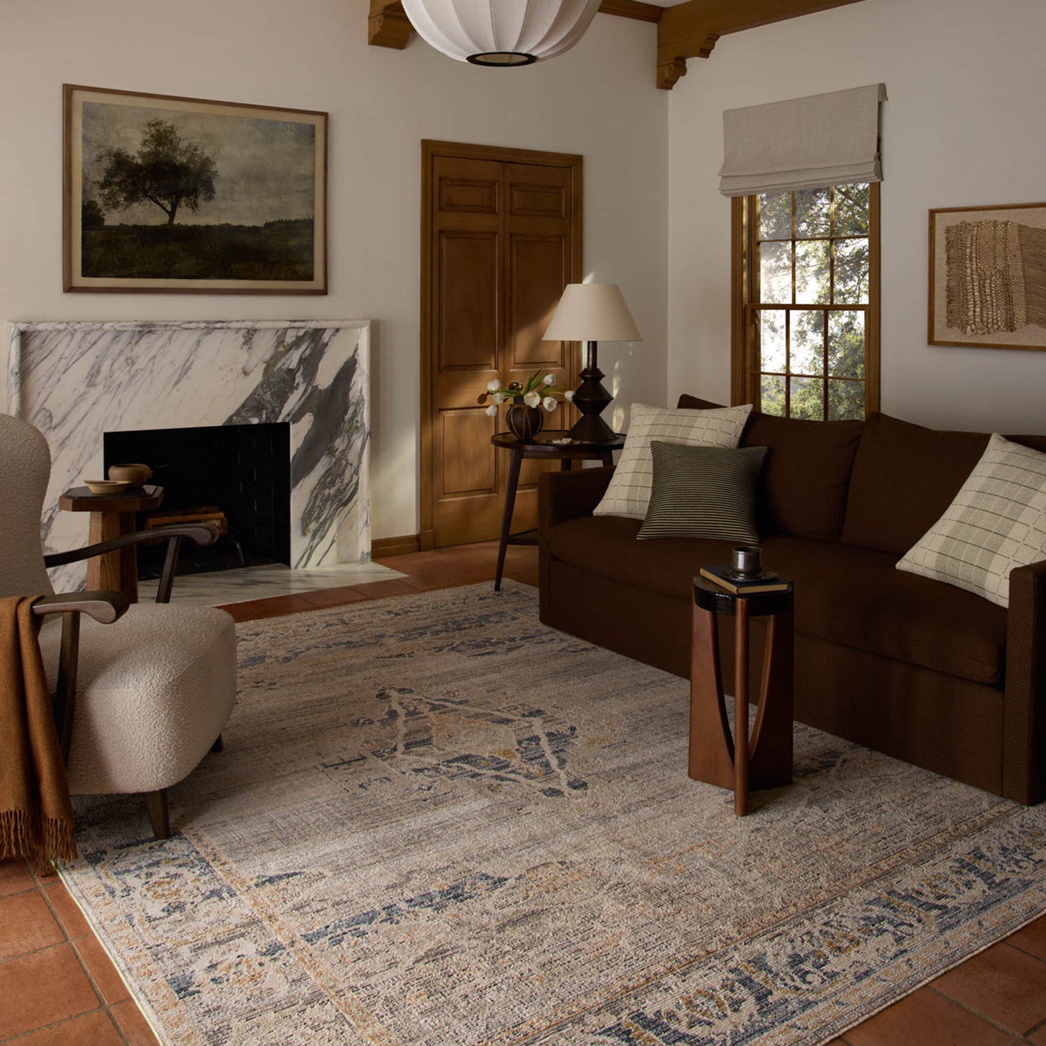 Loloi Milena Natural/Ivory Power Loomed Rug