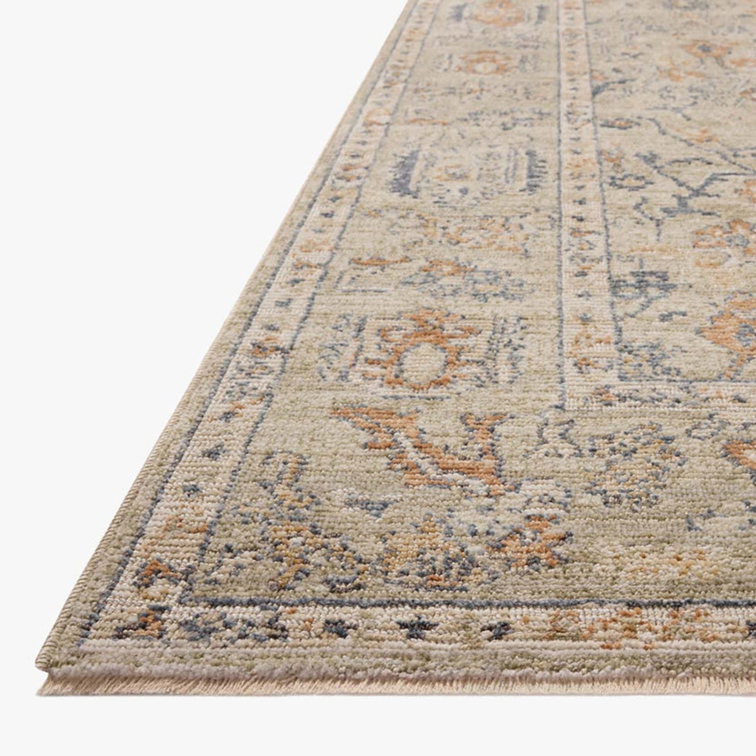 Loloi Milena Sage/Multi Power Loomed Rug
