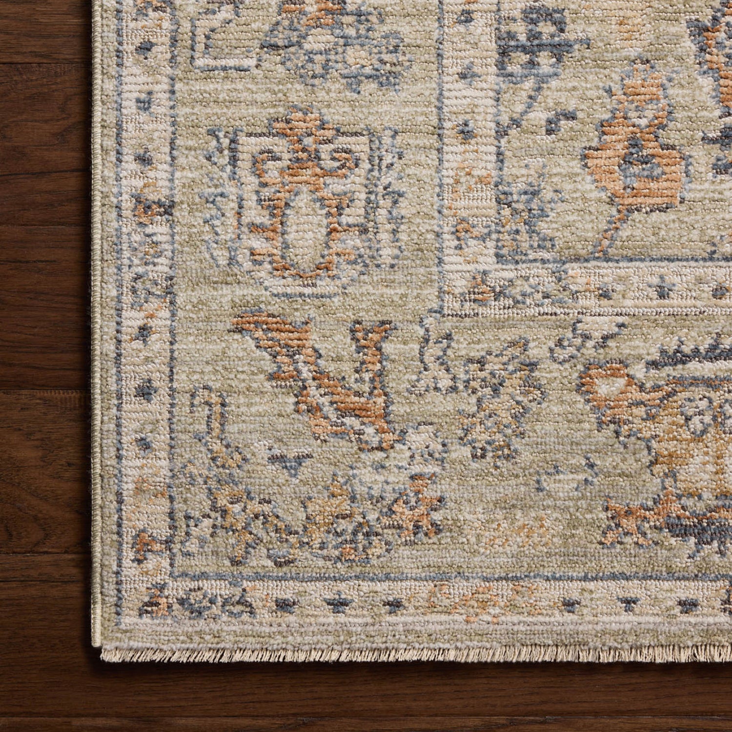 Loloi Milena Sage/Multi Power Loomed Rug