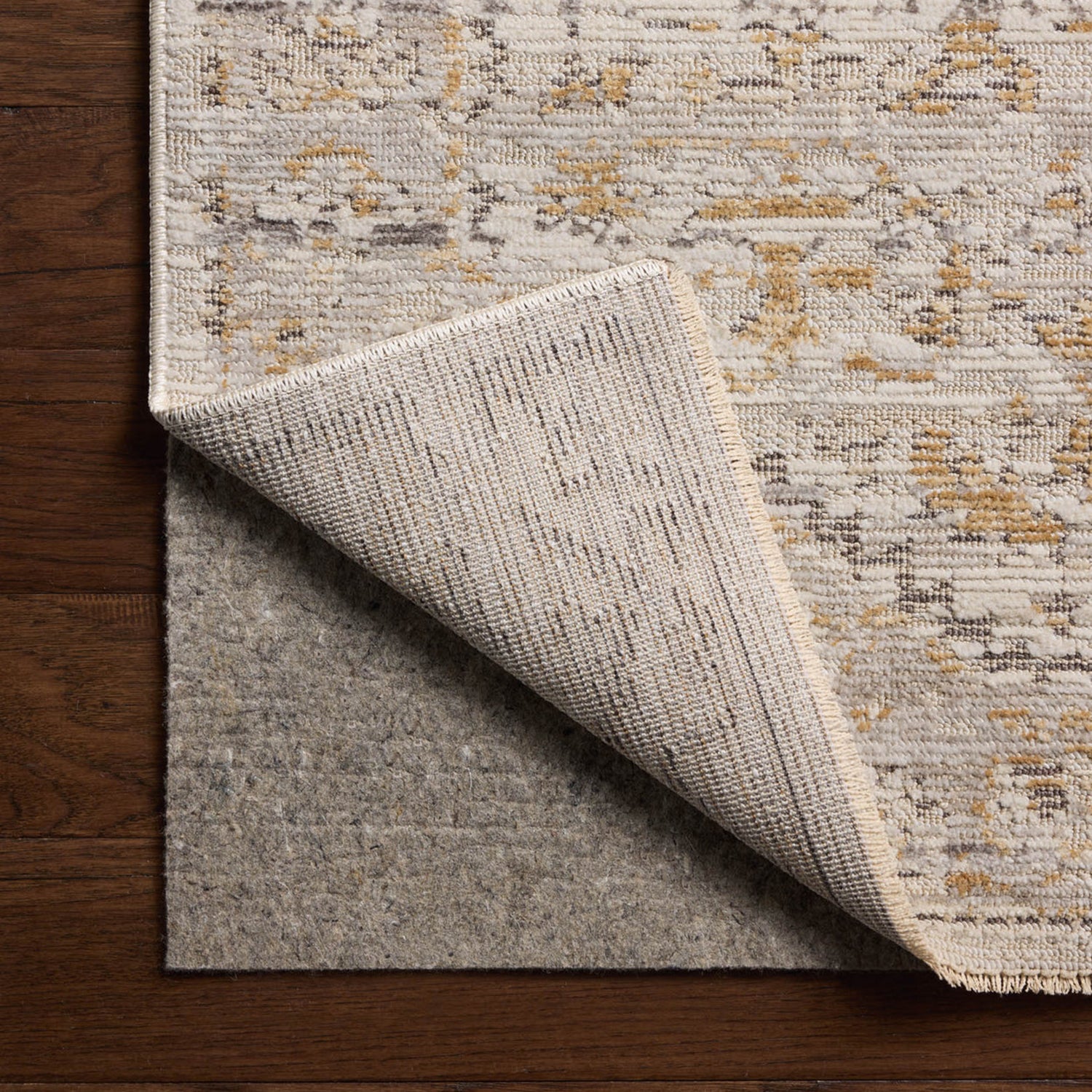 Loloi Milena Ivory/Ochre Power Loomed Rug