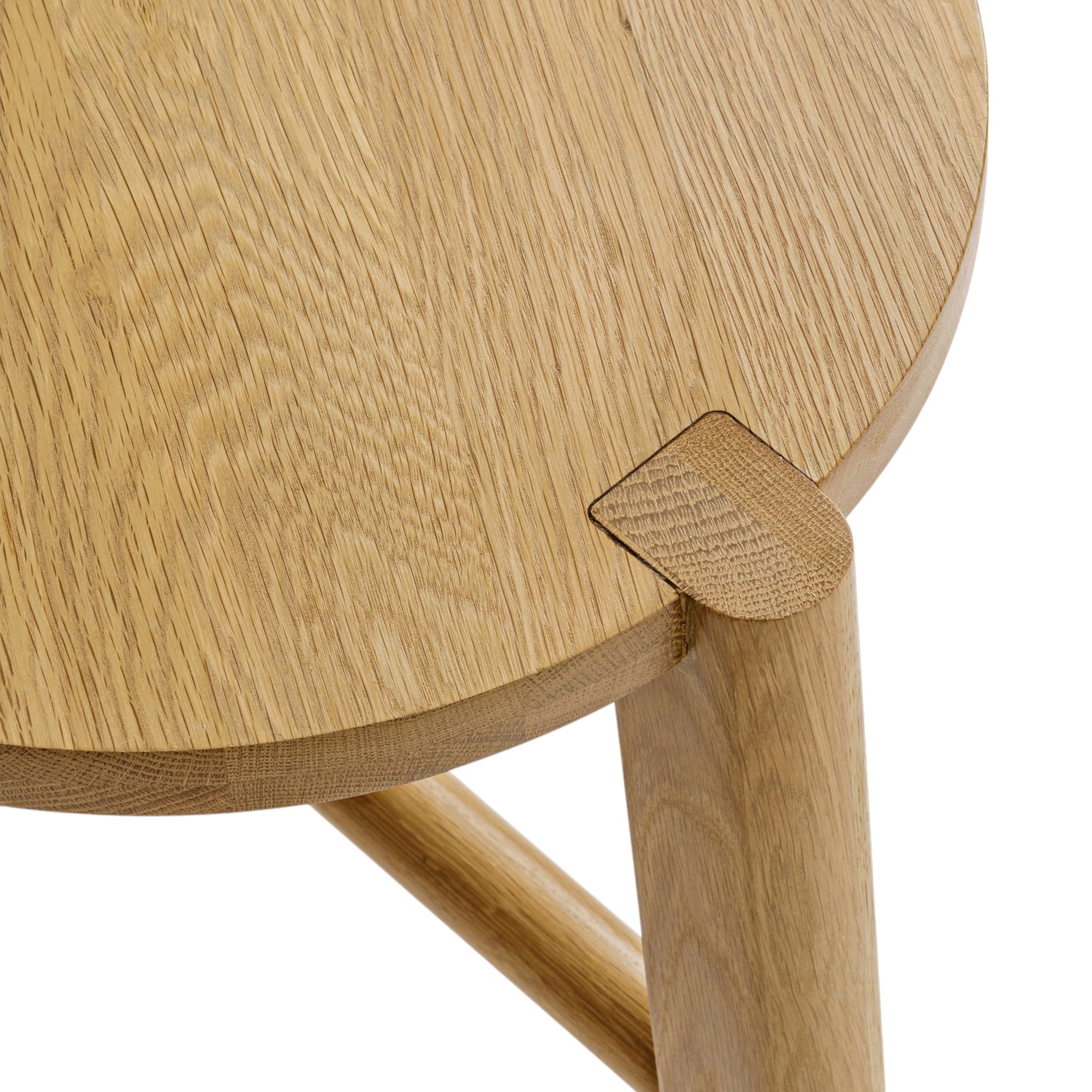 Co. House Designs Kaja Oak Light Natural Side Table