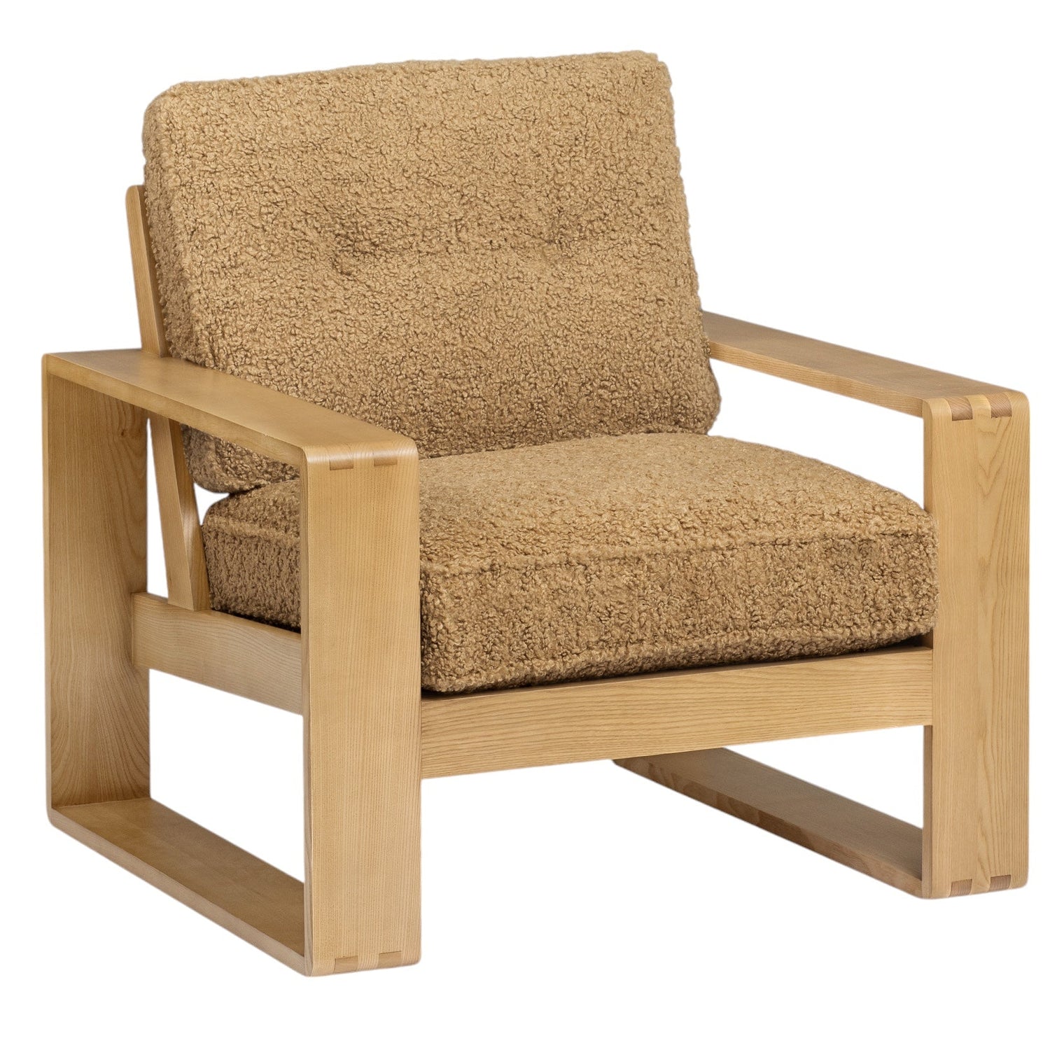 Co. House Designs Stretton Latte Lounge Chair product view
