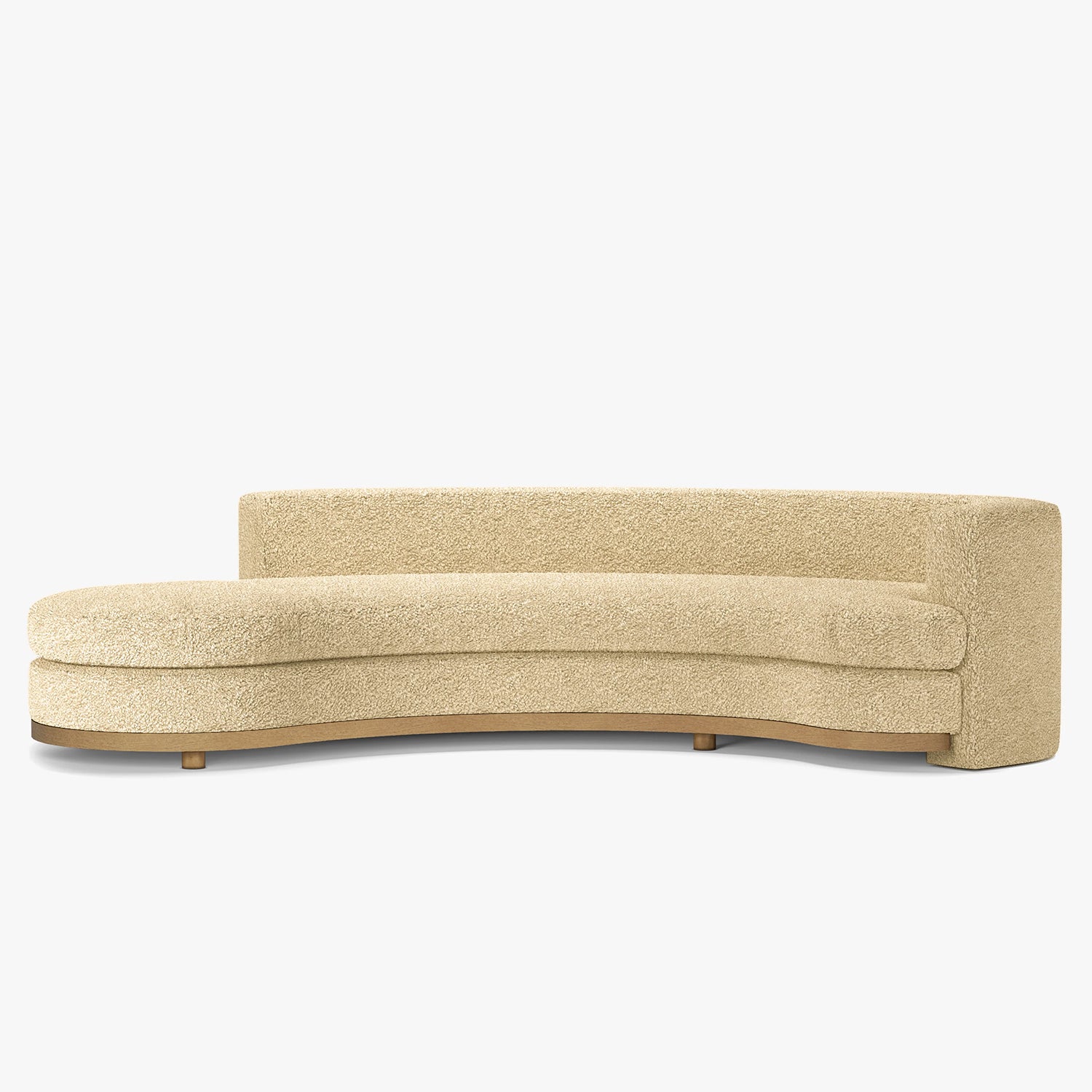 Button Atelier x Co. House Designs Jenson Cream Ivory Chaise