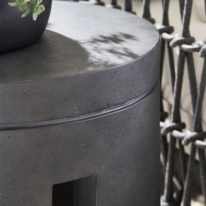 Vanguard Furniture Milo Cinder Outdoor End Table