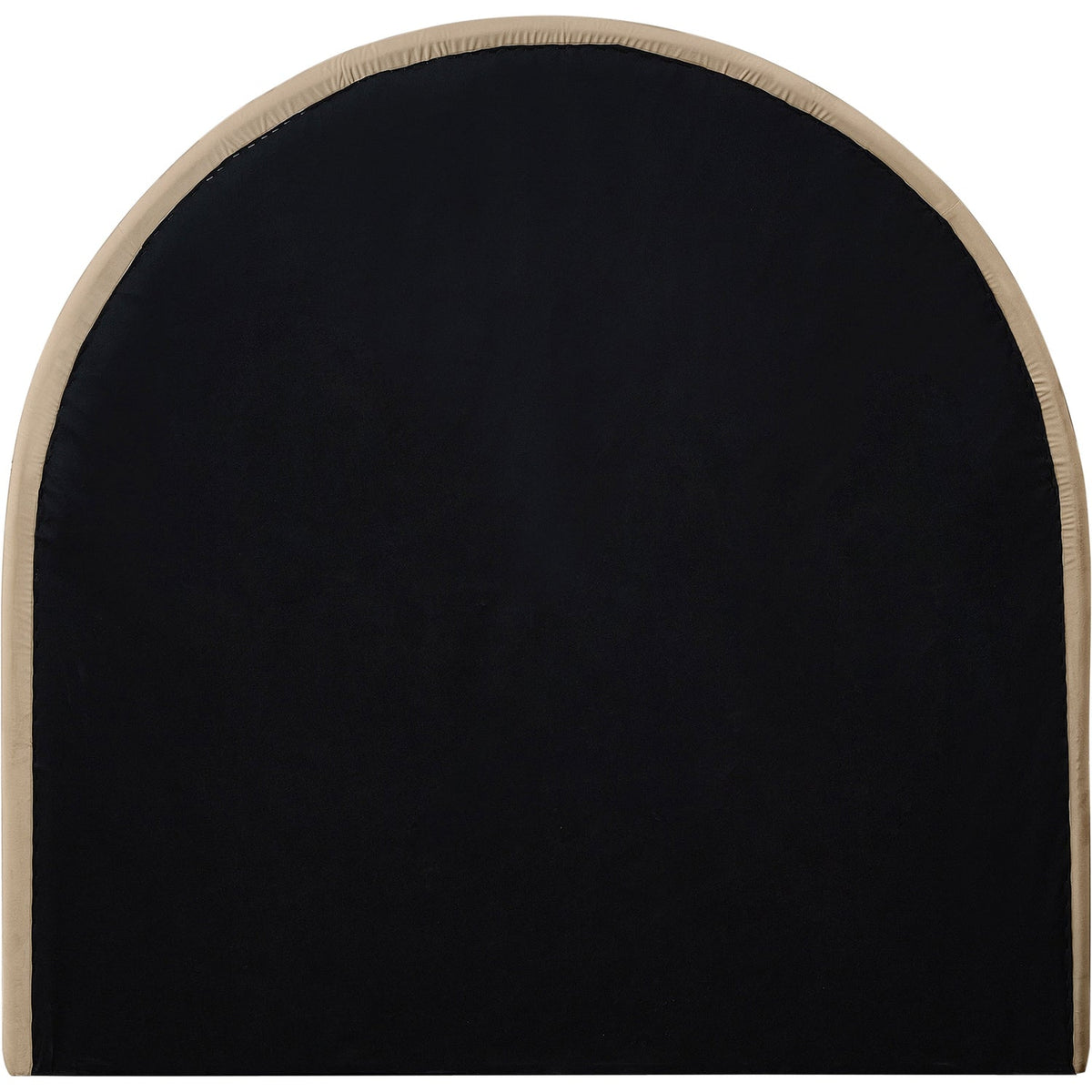 Madrid Beige Velvet Upholstered Bed