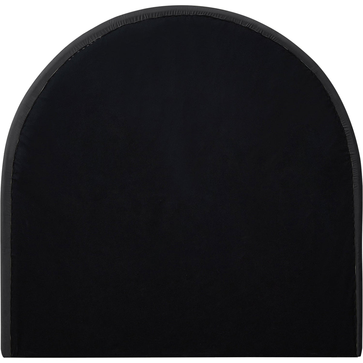 Madrid Black Velvet Upholstered Bed
