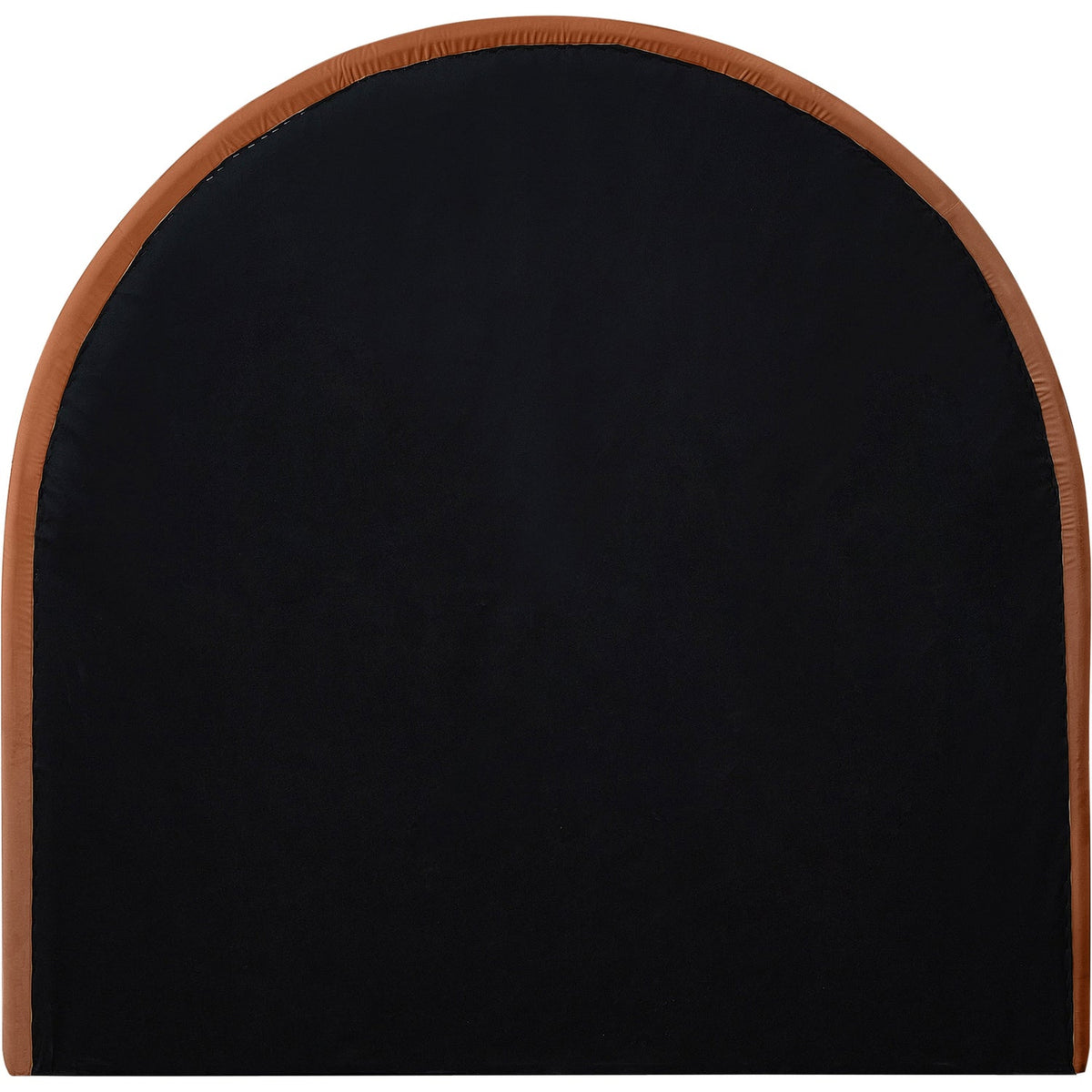 Madrid Cognac Velvet Upholstered Bed