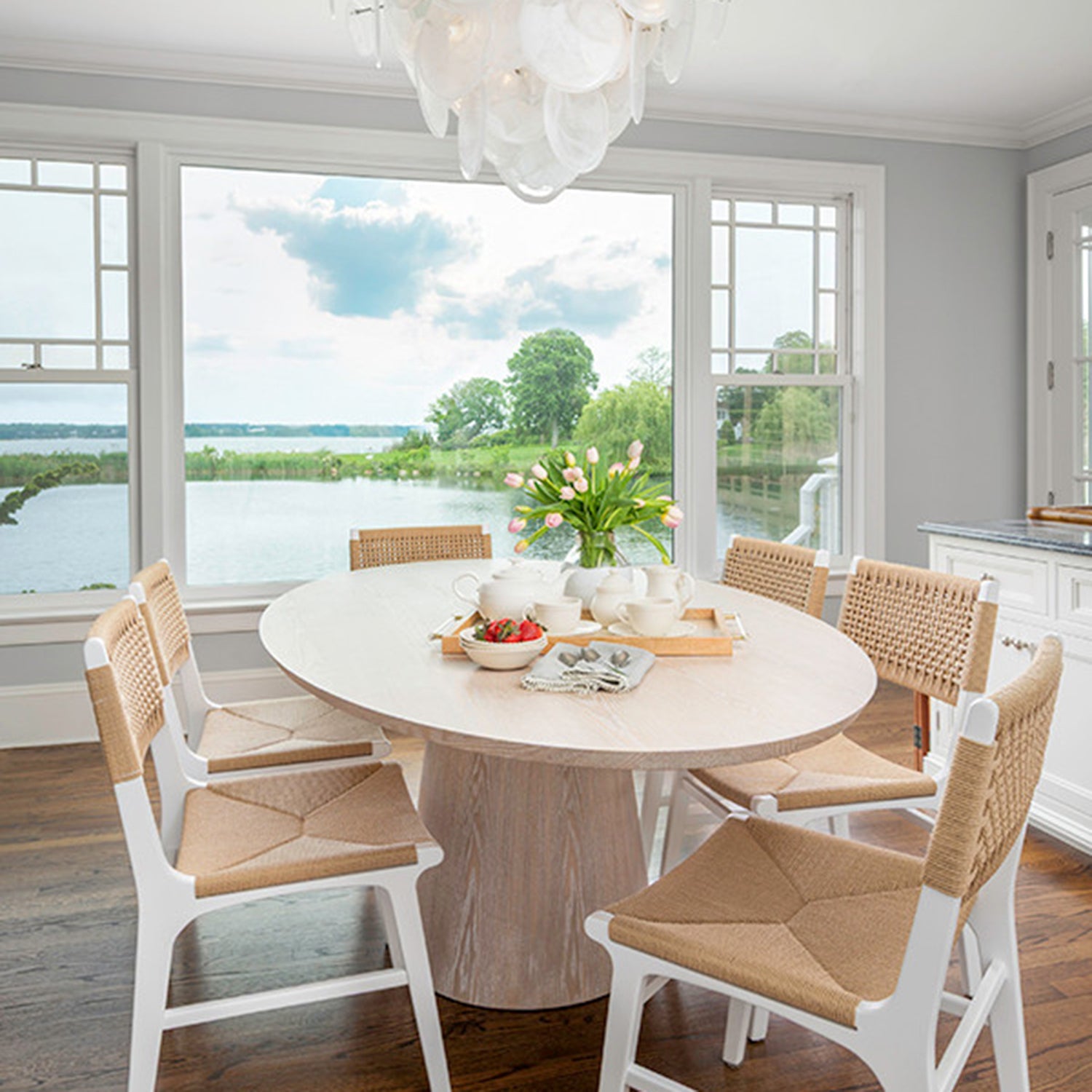 Worlds Away Jefferson Dining Table