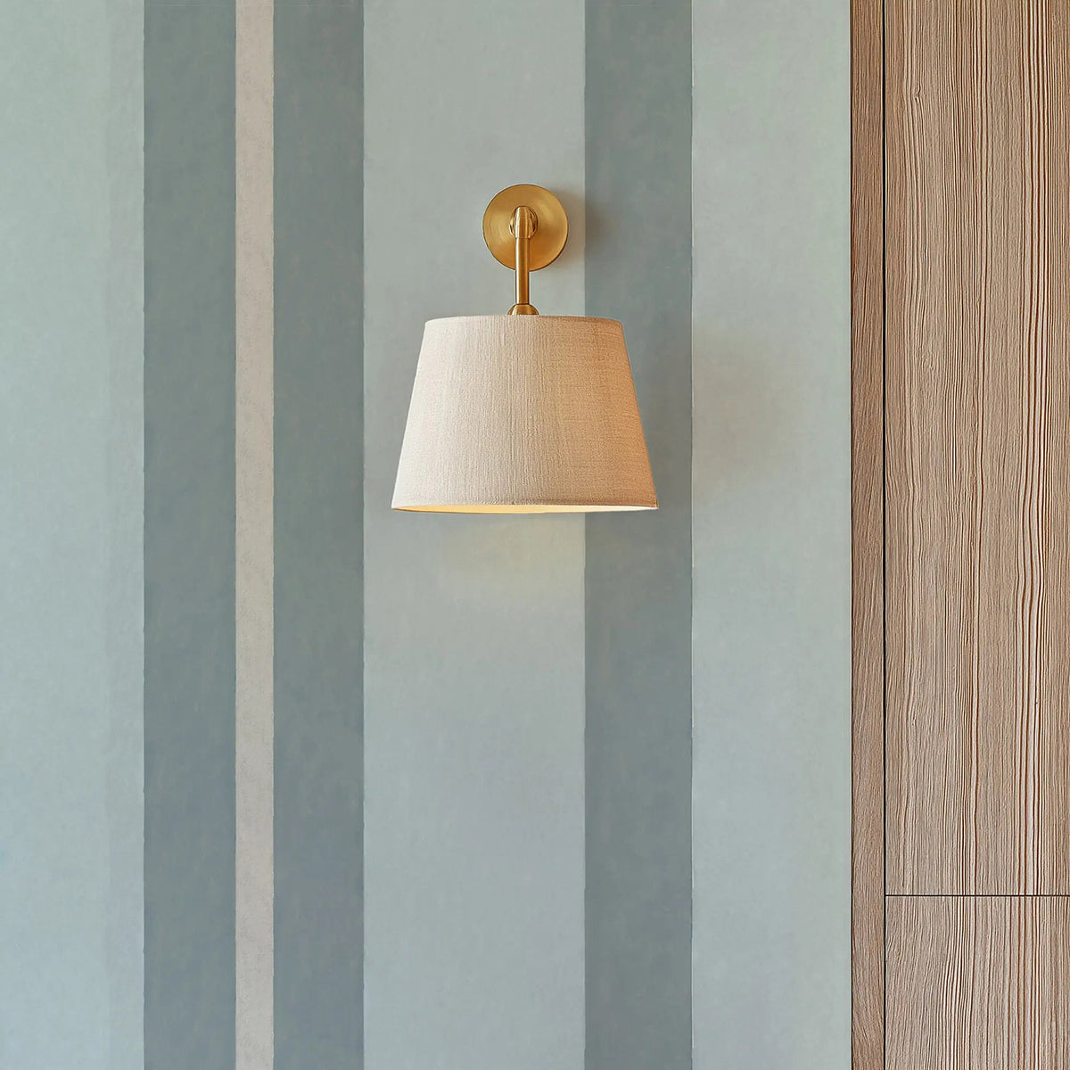 Mitchell Black Miami Stripe Wallpaper